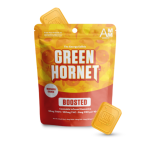 green hornet boosted mandarin orange 100mg – 10 pack